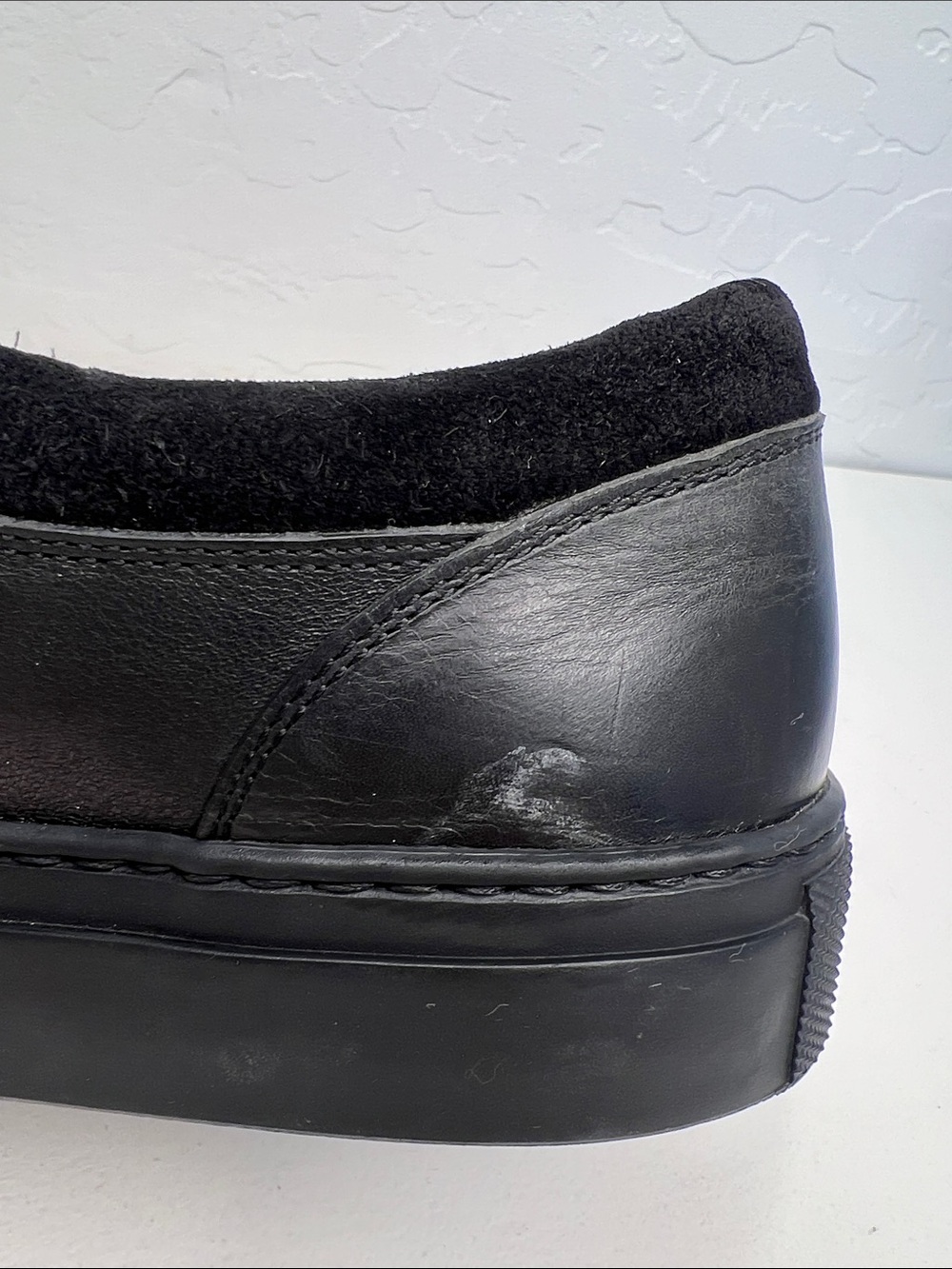 Frye Owen Gore 80017 Mens Black Leather Slip On Casual Loafers Shoes size 10 - Picture 3 of 14